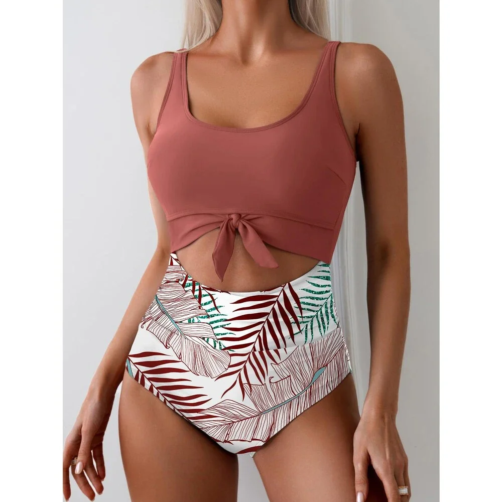 Eomenie Women's One Piece Swimsuit Tummy Control Slimming Bathing Suit Cutout L